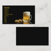 Carte de visite du pub de bière (Devant / Derrière)