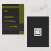 Carte de visite du responsable des ventes (Devant / Derrière)