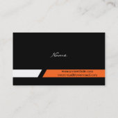 Carte de visite du responsable des ventes (Dos)