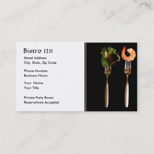 Carte de visite du restaurant Food on Forks