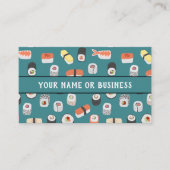 Carte de visite du restaurant Sushi (Devant)