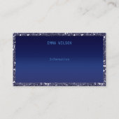 Carte de visite du salon de beauté (Dos)