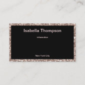 Carte de visite du salon de beauté (Dos)