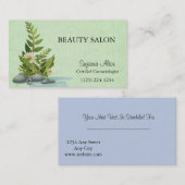 Carte de visite du salon de beauté (Devant / Derrière)