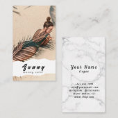 Carte de visite du salon de bronzage (Devant / Derrière)