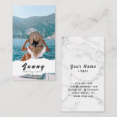 Carte de visite du salon de bronzage (Devant / Derrière)