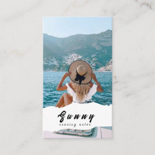 Carte de visite du salon de bronzage