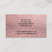 Carte de visite du salon de ongle (Dos)