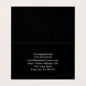 Carte de visite du salon de perçage (Intérieur déplié)