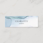 Carte de visite du salon moderne, minimale, aquare (Devant)