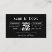 Carte de visite du salon moderne Nail Tech (Dos)