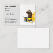 Carte de visite du secteur du bâtiment et de l'art (Devant / Derrière)