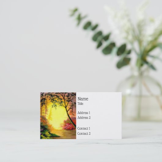 Carte de visite du sentier Sunrise (Debout devant)