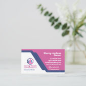 Carte de visite du service aux aidants naturels (Debout devant)