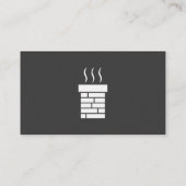 Carte de visite du service de balayage de la chemi (Dos)