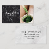 Carte de visite du service de cire (Devant / Derrière)