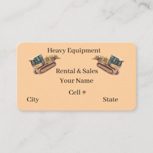 Carte de visite du service de construction d'équip