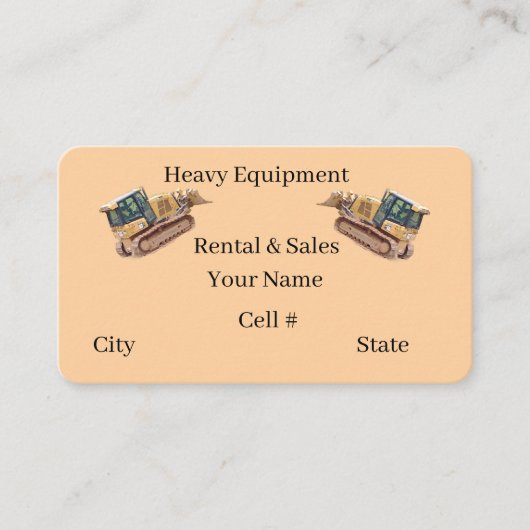 Carte de visite du service de construction d'équip (Devant)