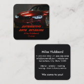 Carte de visite du service de détail automatique m (Devant / Derrière)