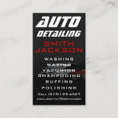 Carte de visite du service de détail automatique m (Devant)