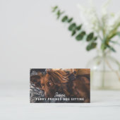 Carte de visite du service de garderie de Dog Walk (Debout devant)