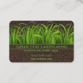 Carte de visite du service de jardin paysager du s (Devant)