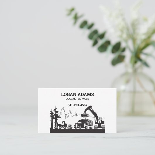 Carte de visite du service de journalisation (Debout devant)