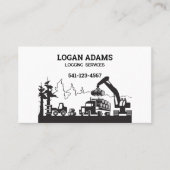 Carte de visite du service de journalisation (Devant)