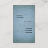 Carte de visite du service de nettoyage Blue Clean (Dos)