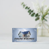 Carte de visite du service de nettoyage de l'eau d (Debout devant)