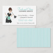 Carte de visite du service de nettoyage de maison (Devant / Derrière)