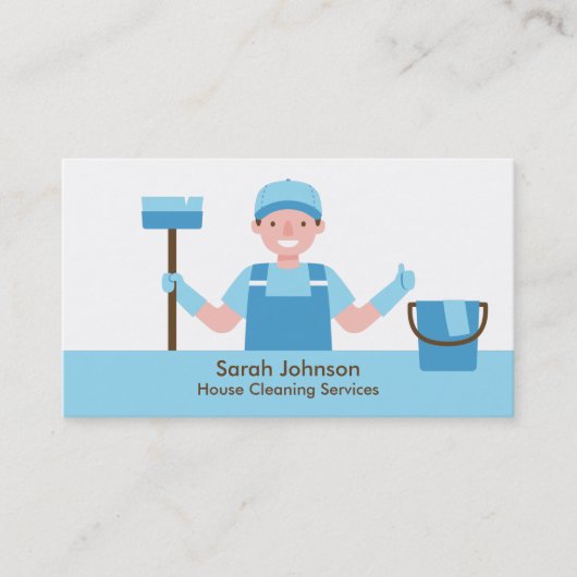 Carte de visite du service de nettoyage du sourire (Devant)