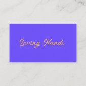 Carte de visite du service de nettoyage pourpre et (Dos)