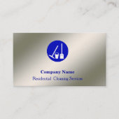 Carte de visite du service de nettoyage profession (Devant)