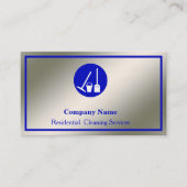 Carte de visite du service de nettoyage profession (Devant)