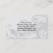 Carte de visite du service de pose pour animaux (Dos)