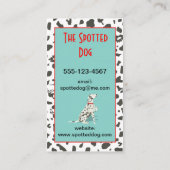 Carte de visite du service de protection des anima (Dos)