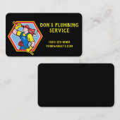 Carte de visite du service de réparation de plombe (Devant / Derrière)