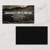 Carte de visite du service de réparation mécanique (Devant / Derrière)