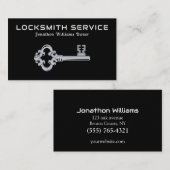 Carte de visite du service de serrurerie professio (Devant / Derrière)