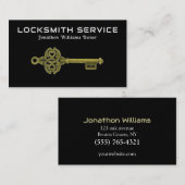 Carte de visite du service de serrurerie professio (Devant / Derrière)