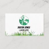 Carte de visite du service de soins de la pelouse (Dos)