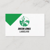 Carte de visite du service de soins de la pelouse (Dos)