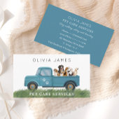 Carte de visite du service de soins pour animaux d