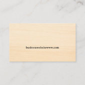 Carte de visite du service de vue de compensation  (Dos)