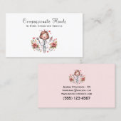 Carte de visite du service des soins infirmiers à  (Devant / Derrière)