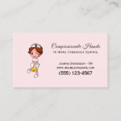 Carte de visite du service des soins infirmiers à  (Devant)