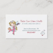 Carte de visite du service des soins infirmiers à  (Devant)