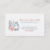 Carte de visite du Service des soins infirmiers à  (Devant)