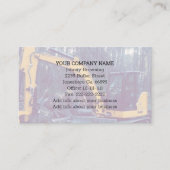 Carte de visite du service d'excavation (Devant)